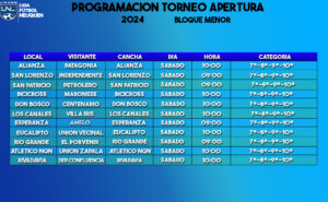 PROGRAMACION LIFUNE BLOQUE MENOR